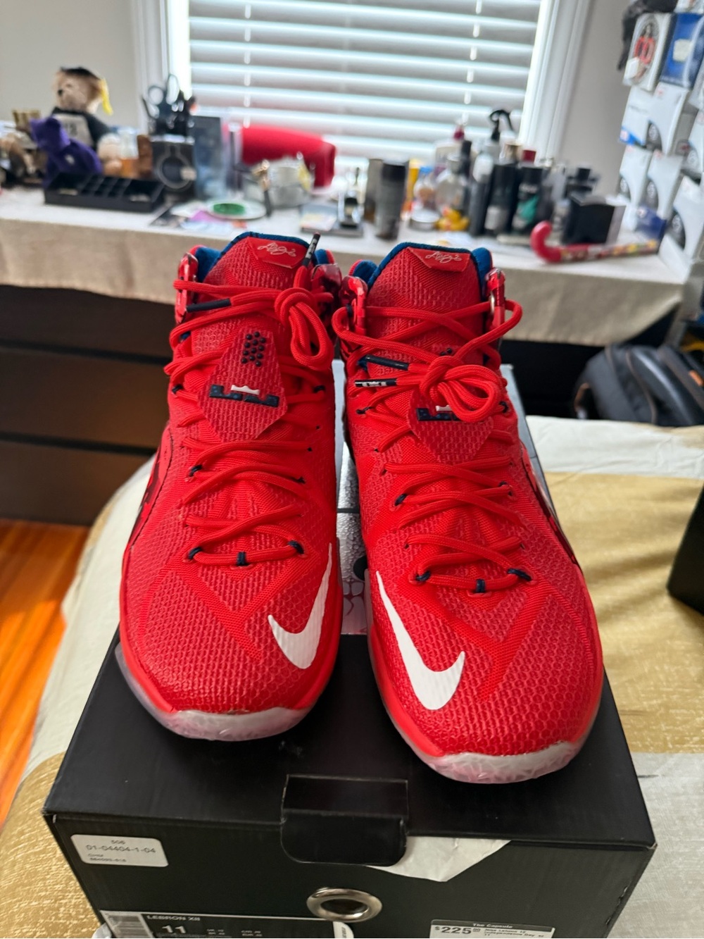 Nike LeBron XII Independence Day Men’s Basketball Shoes Size 11